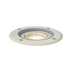 QAZQA Moderne grondspot beige GU10 50mm verstelbaar IP65 - Delux