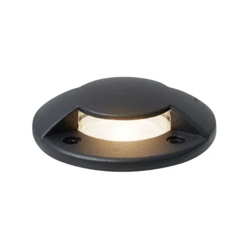 QAZQA Moderne grondspot zwart GU10 50mm 2-lichts effect IP65/IP67 - Cellar