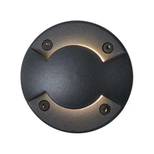 QAZQA Moderne grondspot zwart GU10 50mm 2-lichts effect IP65/IP67 - Cellar