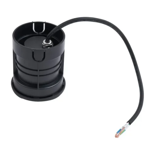 QAZQA Moderne grondspot zwart GU10 50mm 2-lichts effect IP65/IP67 - Cellar