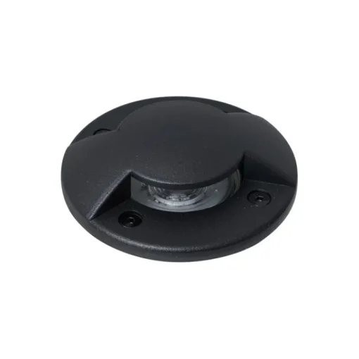 QAZQA Moderne grondspot zwart GU10 50mm 2-lichts effect IP65/IP67 - Cellar