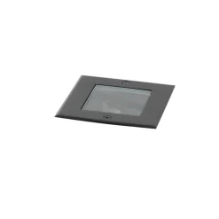 QAZQA Moderne grondspot zwart verstelbaar IP65 - Oneon