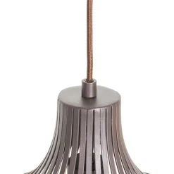 QAZQA Moderne hanglamp bruin langwerpig 3-lichts - Saffira