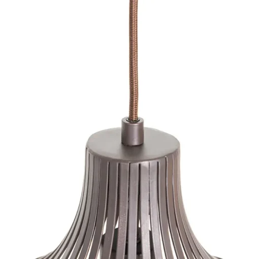 QAZQA Moderne hanglamp bruin langwerpig 3-lichts - Saffira