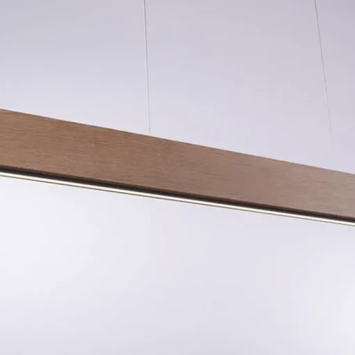 Paul Neuhaus Moderne hanglamp hout incl. LED dimbaar met afstandsbediening - Ajdin