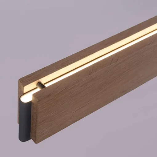 Paul Neuhaus Moderne hanglamp hout incl. LED dimbaar met afstandsbediening - Ajdin