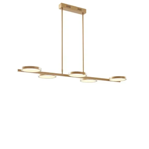 QAZQA Moderne hanglamp incl. LED 3-staps dimbaar goud 5-lichts - Vivé