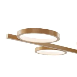 QAZQA Moderne hanglamp incl. LED 3-staps dimbaar goud 5-lichts - Vivé