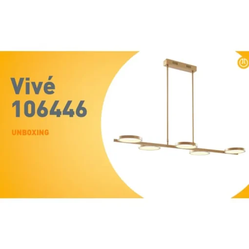 QAZQA Moderne hanglamp incl. LED 3-staps dimbaar goud 5-lichts - Vivé