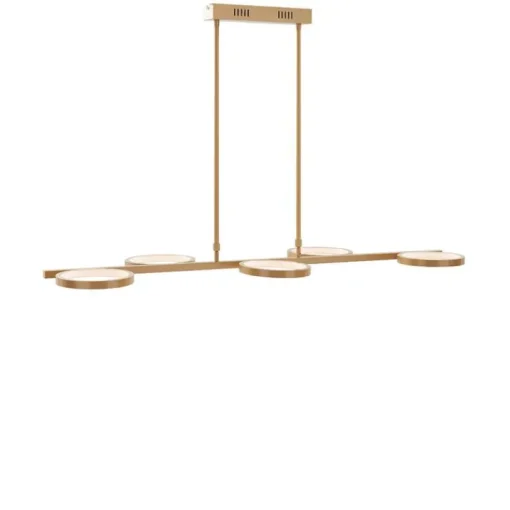 QAZQA Moderne hanglamp incl. LED 3-staps dimbaar goud 5-lichts - Vivé
