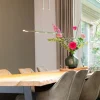 QAZQA Moderne hanglamp staal incl. LED verstelbaar - Bold