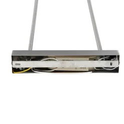 QAZQA Moderne hanglamp staal incl. LED verstelbaar - Bold