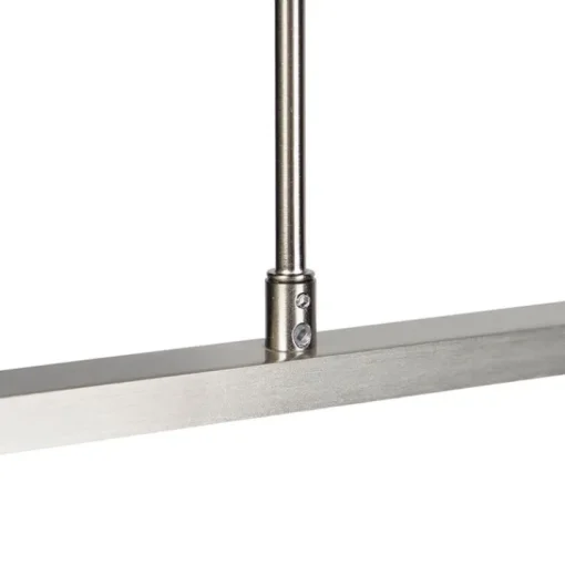 QAZQA Moderne hanglamp staal incl. LED verstelbaar - Bold