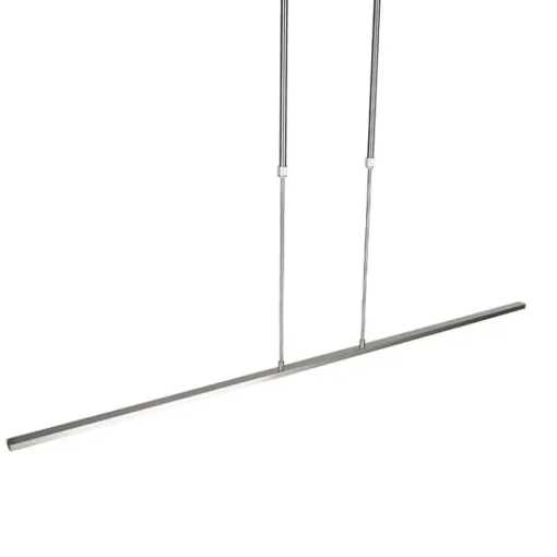 QAZQA Moderne hanglamp staal incl. LED verstelbaar - Bold