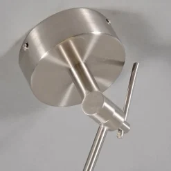 QAZQA Moderne hanglamp staal met kap mineraal 35 cm - Blitz