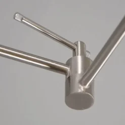 QAZQA Moderne hanglamp staal met kap mineraal 35 cm - Blitz