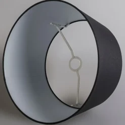 QAZQA Moderne hanglamp wit met kap 45 cm zwart - Combi 1