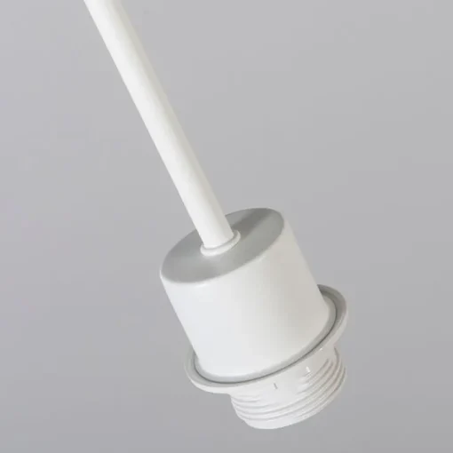 QAZQA Moderne hanglamp wit met kap 45 cm zwart - Combi 1