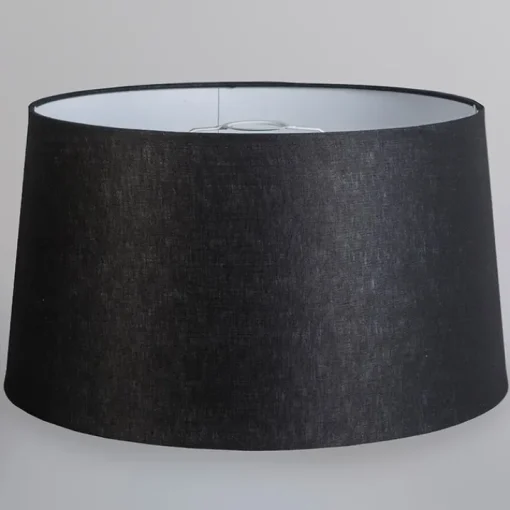 QAZQA Moderne hanglamp wit met kap 45 cm zwart - Combi 1