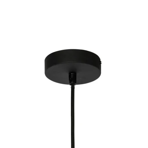 QAZQA Moderne hanglamp wit met zwart - Cloth