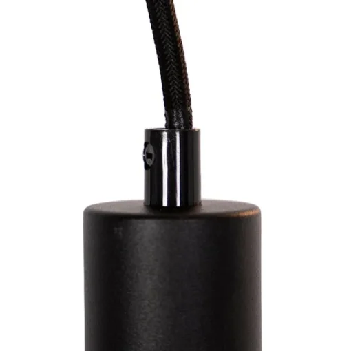 QAZQA Moderne hanglamp zwart 35 cm 5-lichts - Facil