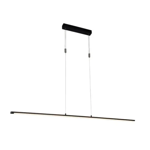 Honsel Moderne hanglamp zwart incl. LED 3-staps dimbaar - Benson