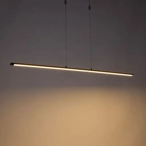 Honsel Moderne hanglamp zwart incl. LED 3-staps dimbaar - Benson