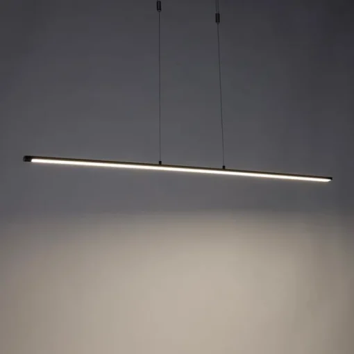 Honsel Moderne hanglamp zwart incl. LED 3-staps dimbaar - Benson