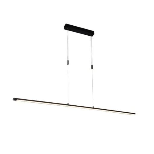 Honsel Moderne hanglamp zwart incl. LED 3-staps dimbaar - Benson
