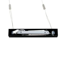 Honsel Moderne hanglamp zwart incl. LED 3-staps dimbaar - Benson