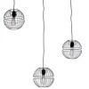 Honsel Moderne hanglamp zwart 3-lichts - Sphaera