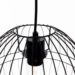 Honsel Moderne hanglamp zwart 3-lichts - Sphaera