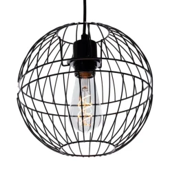 Honsel Moderne hanglamp zwart 3-lichts - Sphaera