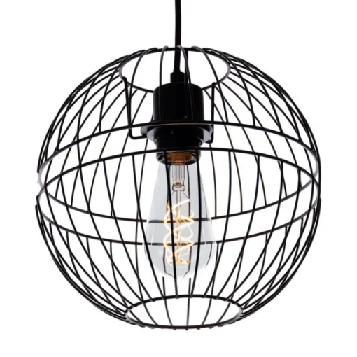 Honsel Moderne hanglamp zwart 3-lichts - Sphaera