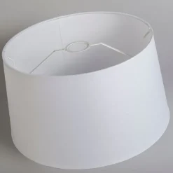 QAZQA Moderne hanglamp zwart met witte kap 45 cm - Pendel