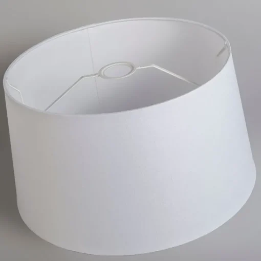 QAZQA Moderne hanglamp zwart met witte kap 45 cm - Pendel