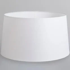QAZQA Moderne hanglamp zwart met witte kap 45 cm - Pendel