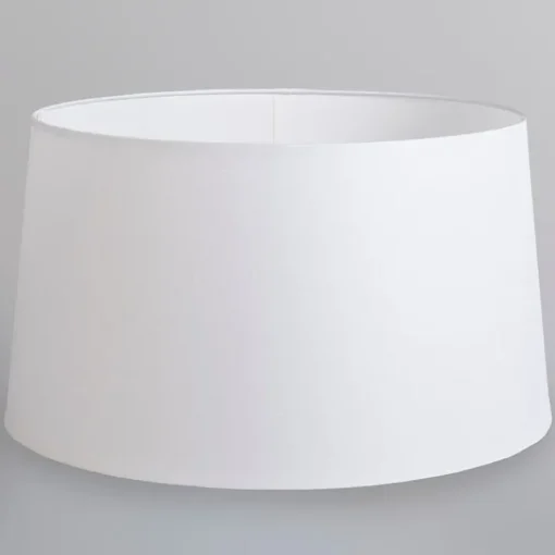 QAZQA Moderne hanglamp zwart met witte kap 45 cm - Pendel