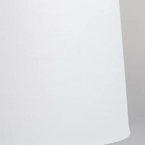 QAZQA Moderne hanglamp zwart met witte kap 45 cm - Pendel