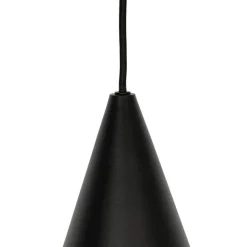 QAZQA Moderne hanglamp zwart met opaal glas 3-lichts - Drop