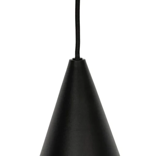 QAZQA Moderne hanglamp zwart met opaal glas 3-lichts - Drop