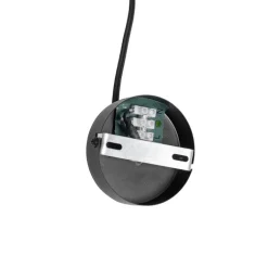 QAZQA Moderne hanglamp zwart met glas rond - Roslini
