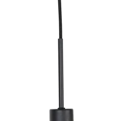 QAZQA Moderne hanglamp zwart zonder kap - Combi 1