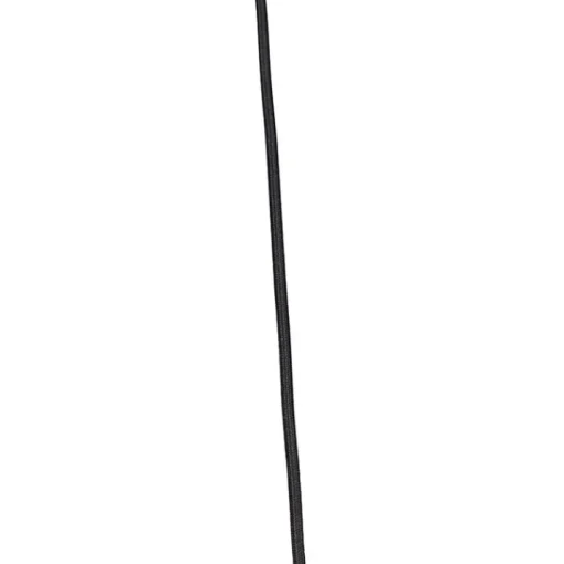 QAZQA Moderne hanglamp zwart zonder kap - Combi 1