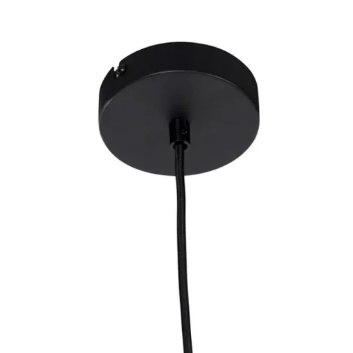 QAZQA Moderne hanglamp zwart zonder kap - Combi 1
