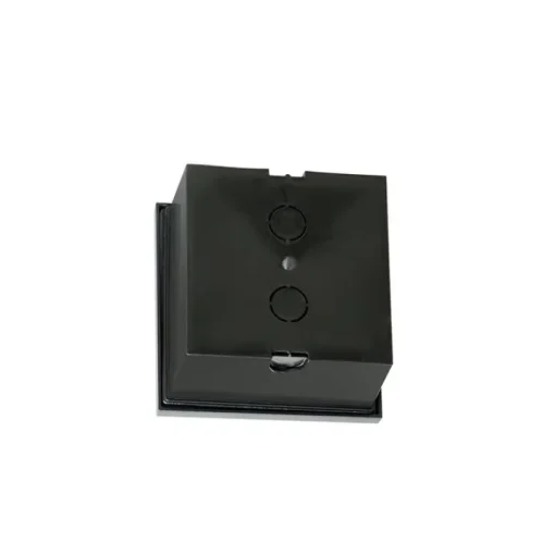 QAZQA Moderne inbouw wandlamp zwart incl. LED - Gem 2