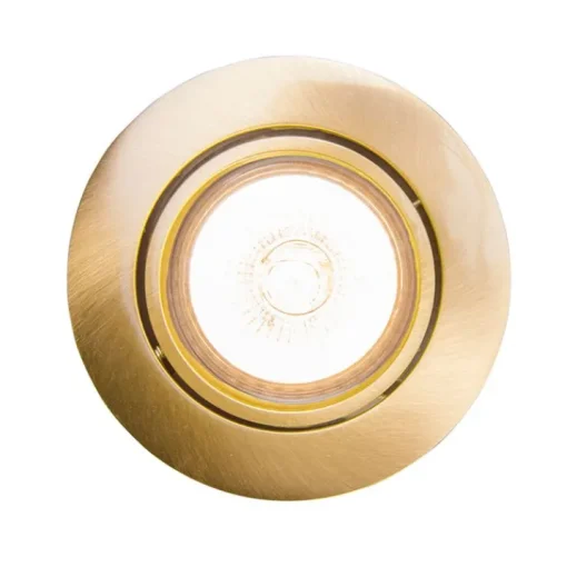 QAZQA Moderne inbouwspot goud kantelbaar - Cisco