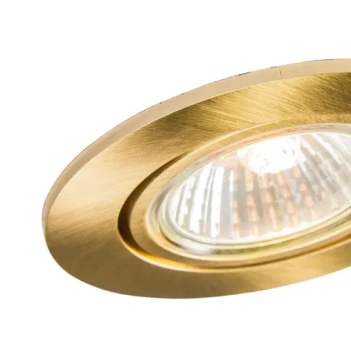 QAZQA Moderne inbouwspot goud kantelbaar - Cisco