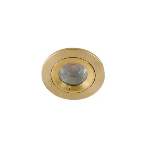 QAZQA Moderne inbouwspot goud rond IP44 - Xena