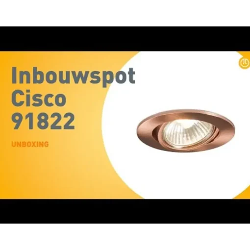 QAZQA Moderne inbouwspot koper kantelbaar - Cisco